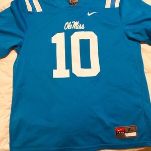 Nike Ole Miss Blue and White Team Jersey